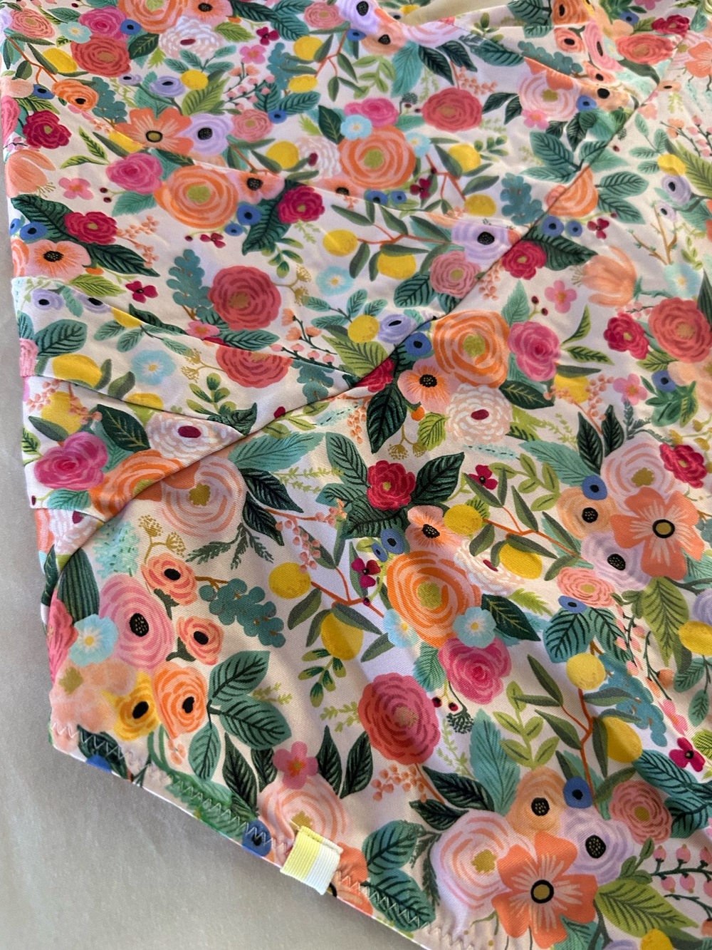Summersalt x Rifle Paper Co Floral Sidestroke One Piece Swimsuit 16 EUC - Picture 6 of 8